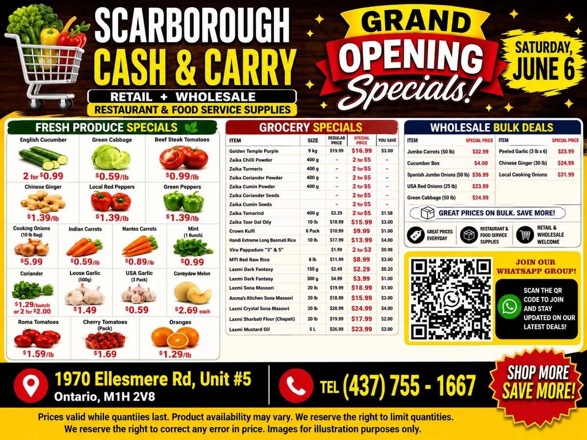 Scarborough - Cash & Carry