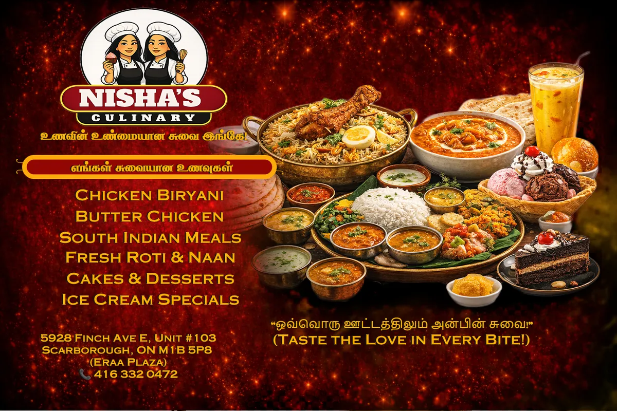 Nisha's Culinary South Indian Restaurant